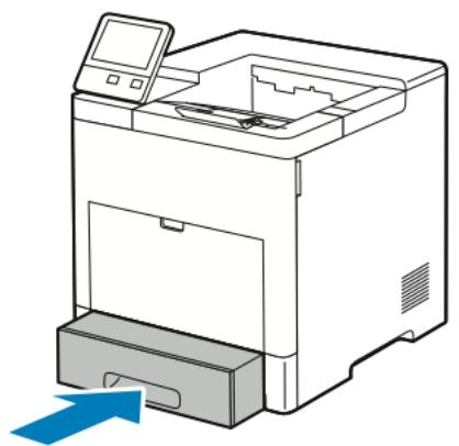 XEROX B600V - Chargement d'étiquettes dans le magasin 1 - 4