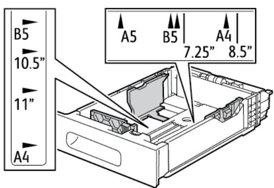 XEROX B600V - Chargement d'enveloppes dans le magasin 1 - 2