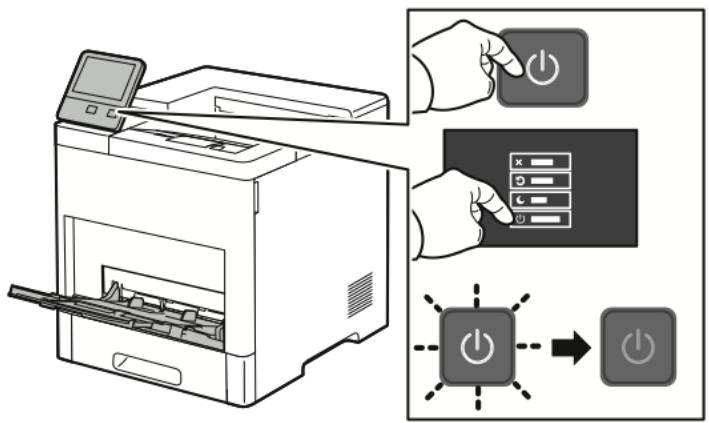 XEROX B600V - tension de l'imprimante - 1