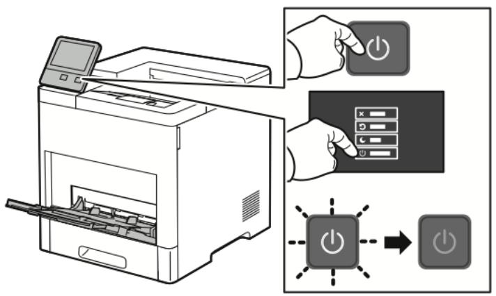 XEROX B600V - Retrait de l'adaptateur réseau sans fil - 1