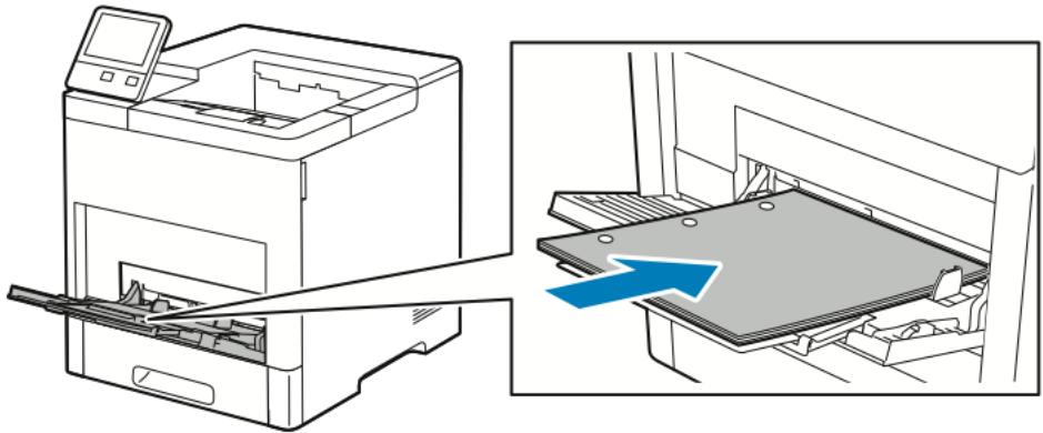 XEROX B600V - Placez le papier dans le magasin. - 3