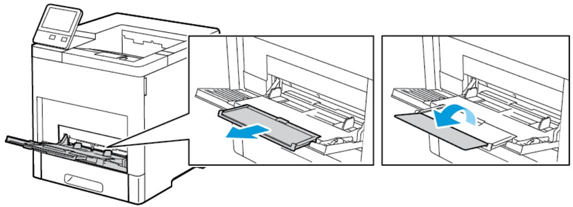 XEROX B600V - Chargement d'enveloppés dans le départ manuel - 2