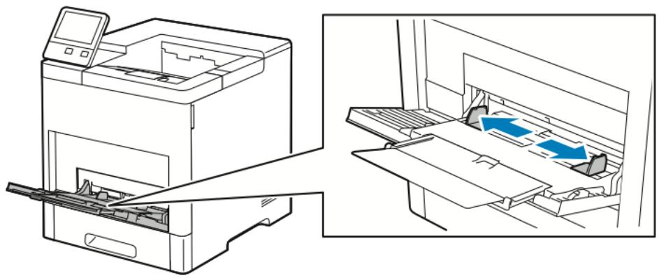 XEROX B600V - Chargement du papier dans le département manuel - 3