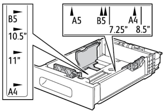 XEROX B600V - Chargement de papier dans les magasins 1 à 5 - 2