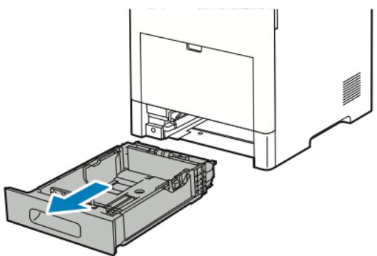 XEROX B600V - Chargement de papier dans les magasins 1 à 5 - 1