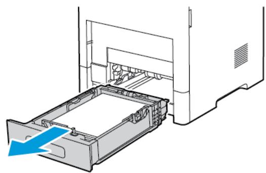 XEROX B600V - Élimination des bourges papier dans le départ manuel - 3