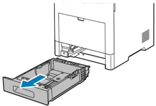 XEROX B600V - Chargement d'étiquettes dans le magasin 1 - 1