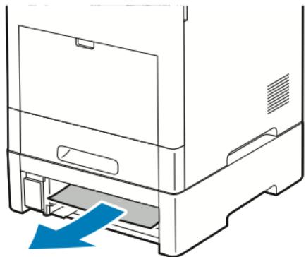 XEROX B600V - Élimination des bourages papier dans la zone des magasins 2-5 - 3