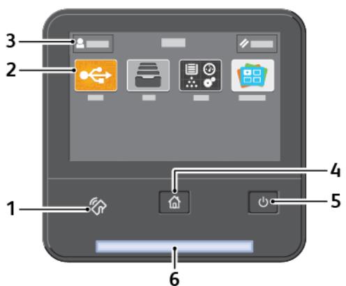 XEROX B600V - Panneau de commande - 1