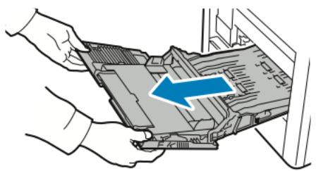 XEROX B600V - Élimination des bourages papier dans la zone du bac 1 - 2