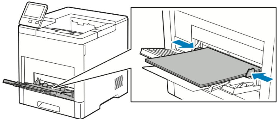 XEROX B600V - Placez le papier dans le magasin. - 6