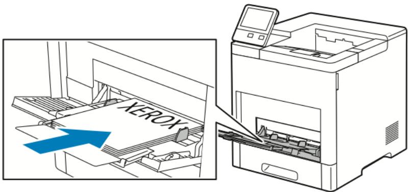 XEROX B600V - Placez le papier dans le magasin. - 4