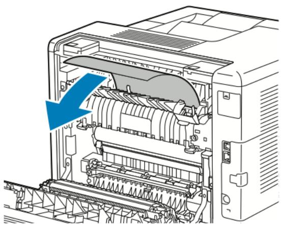 XEROX B600V - Élimination des bourrages papier de la zone du four - 3