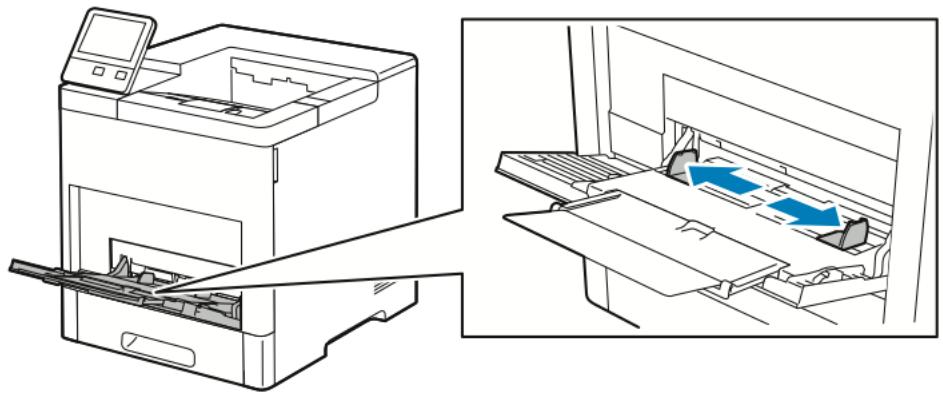 XEROX B600V - Chargement des étiquettes dans le département manuel - 3