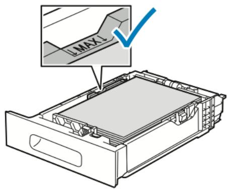 XEROX B600V - Chargement d'étiquettes dans le magasin 1 - 3