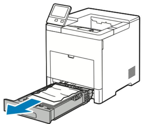 XEROX B600V - Élimination des bourages papier dans la zone du bac 1 - 3