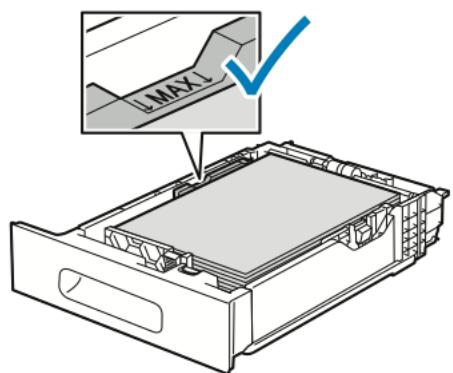 XEROX B600V - Chargement de papier dans les magasins 1 à 5 - 7