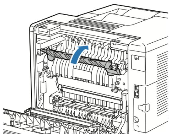 XEROX B600V - Élimination des bourrages papier de la zone du four - 4