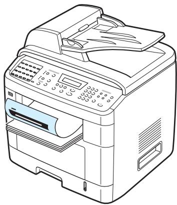 XEROX WORKCENTRE PE120 - Utilisation du plateau de sortie avant - 1