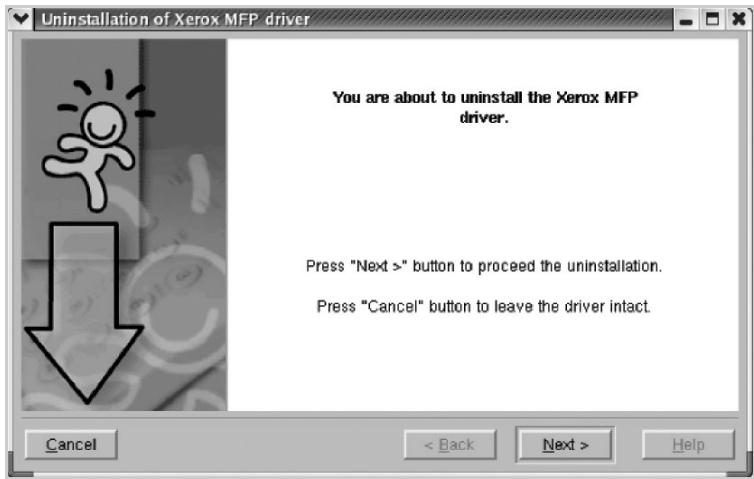 XEROX WORKCENTRE PE120 - Désinstallation du pilote MFP - 3