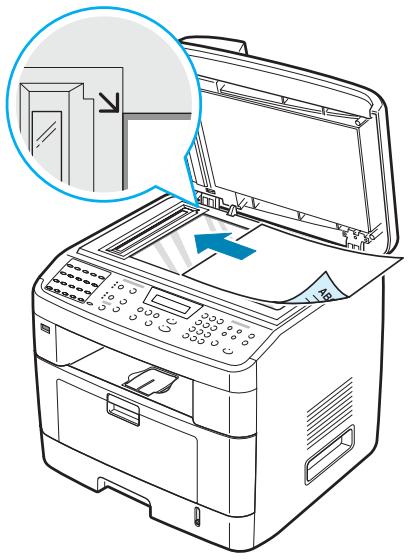XEROX WORKCENTRE PE120 - Pour envoyer un document à partir de la vitre d'exposition, procédez comme suit : - 2