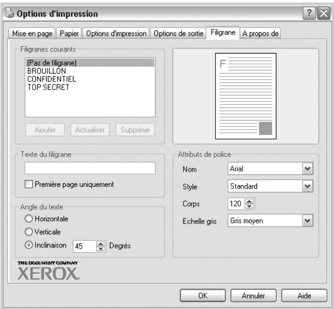 XEROX WORKCENTRE PE120 - Création d'un filigrane - 1