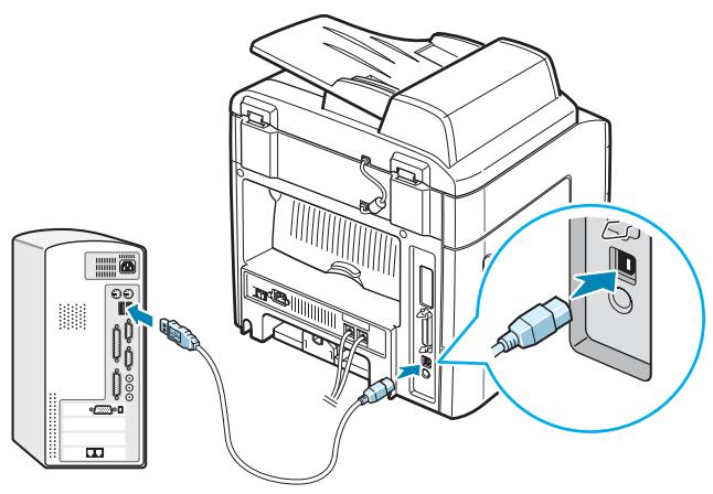 XEROX WORKCENTRE PE120 - Utilisation d'un câble USB - 1