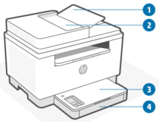 HP LASERJET M234DW - Vue de face de l'imprimante (modèle sdn/sdw) - 1