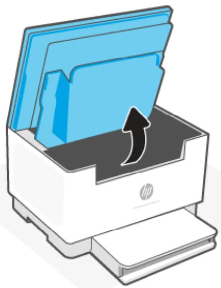 HP LASERJET M234DW - Suppression des bourrage papiers à partir du logement des cartouches d'impression - 1