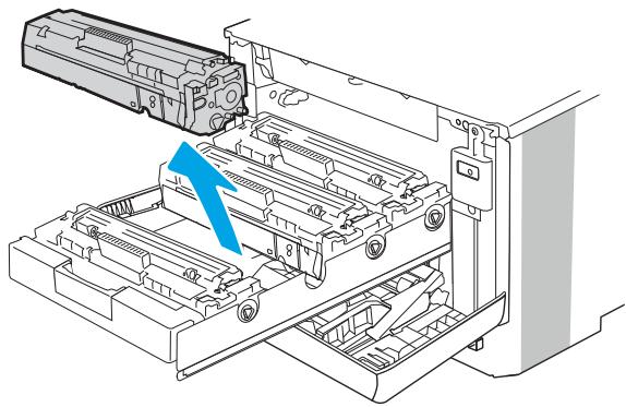 HP M454DW - Retrait et remplacement des cartouches de toner - 3