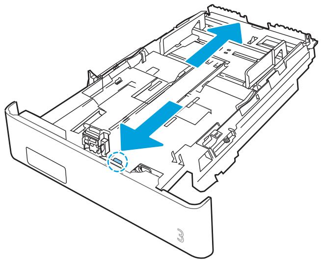 HP M454DW - Chargement de papier dans le bac 3 (facultatif) - 3