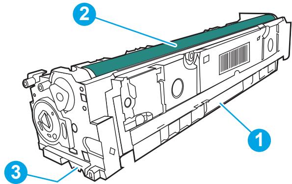HP M454DW - Informations sur la cartouche de toner - 1
