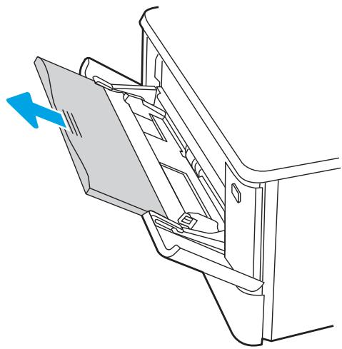 HP M454DW - Chargement de papier dans le bac 1 (bac multifonction) - 2