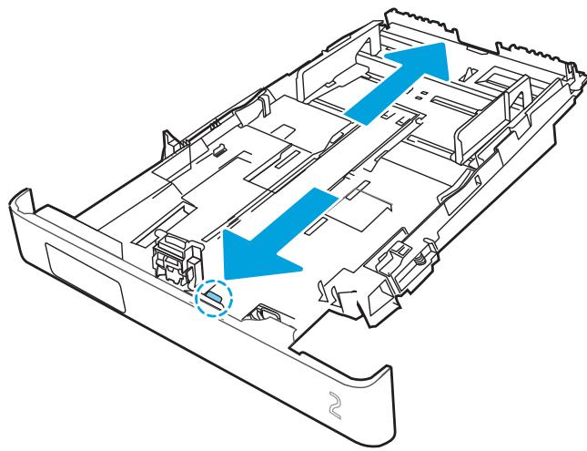 HP M454DW - Charger le bac à papier 2 - 3