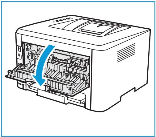 XEROX B210V - Dégagement d'accidents papier des zones Duplex et Sortie arrêté. - 1