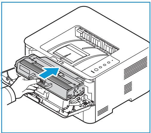 XEROX B210V - Dégagement des bourges papier à l'intérieur de l'imprimante - 3