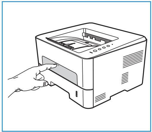 XEROX B210V - Chargement de la fente d'alimentation manuelle - 1