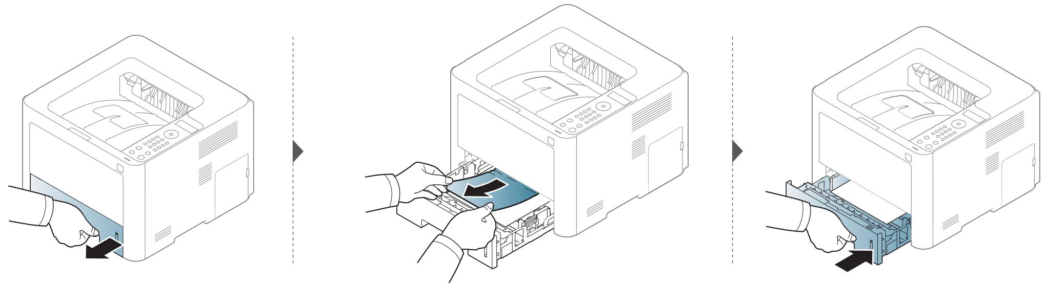 HP SL-M4025ND - Dans le bac 1 - 2