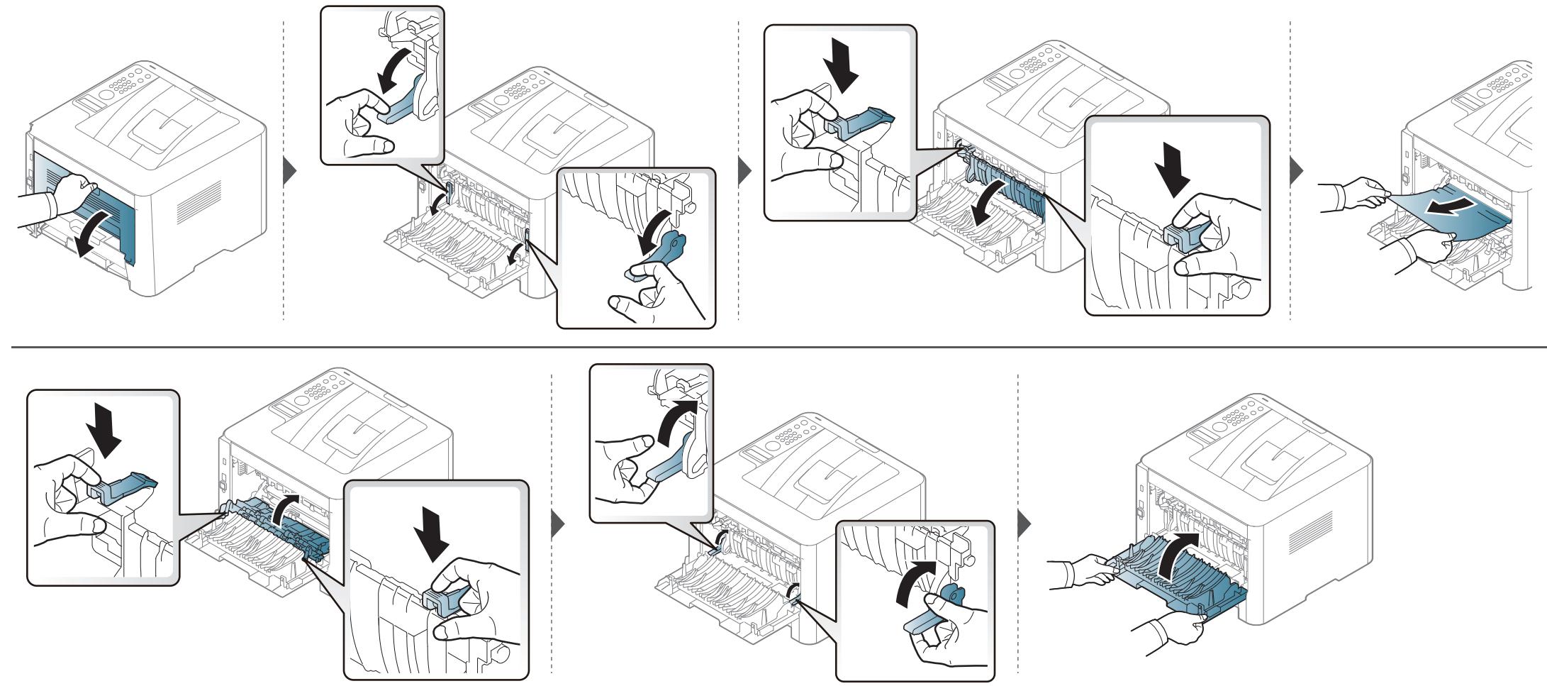 HP SL-M4025ND - Résolution des bourrages papier - 1