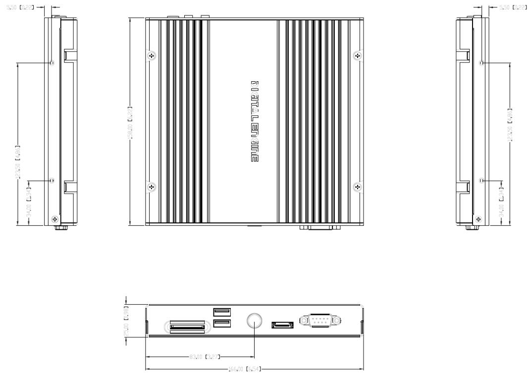 AOPEN DE3250S - Chassis and Holder Dimension - 1