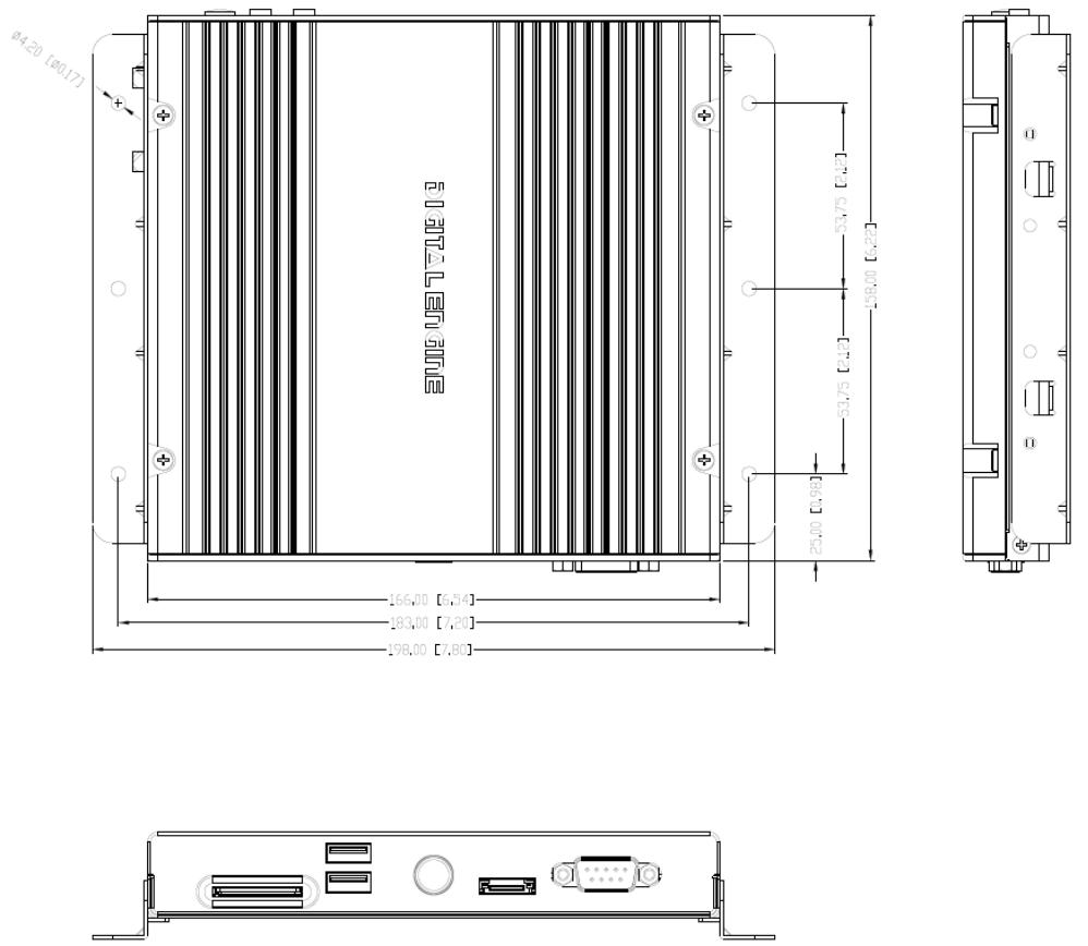 AOPEN DE3250S - Chassis and Holder Dimension - 2