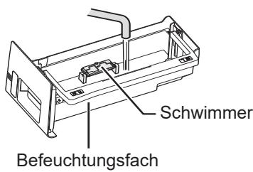SHARP UA-HG30E-B - Spülen Sie das Befeuchtungsfach, den Filterrahmen und den Befeuchtungsfilter. - 1