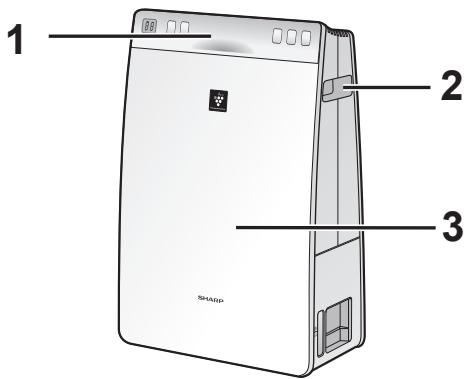 SHARP UA-HG30E-B - FRONT / BACK - 1