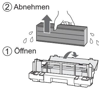 SHARP UA-HG30E-B - Entfernen Sie den Befeuchtungsfilter aus dem Fach. - 3