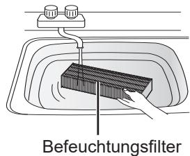 SHARP UA-HG30E-B - Spülen Sie das Befeuchtungsfach, den Filterrahmen und den Befeuchtungsfilter. - 3