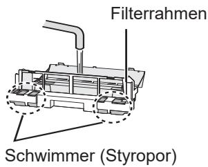 SHARP UA-HG30E-B - Spülen Sie das Befeuchtungsfach, den Filterrahmen und den Befeuchtungsfilter. - 2