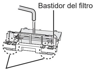 SHARP UA-HG30E-B - Enjuague la bandeja de humidificación, el bastidor del filtro y el filtro de humidificación. - 2