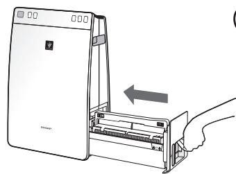 SHARP UA-HG30E-B - Installation du bac d'humification - 1