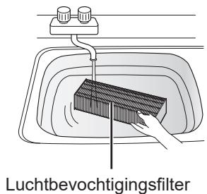 SHARP UA-HG30E-B - Reinig de luchtbevochtigingsbak, het filterframe en de luchtbevochtigingsfilter. - 3