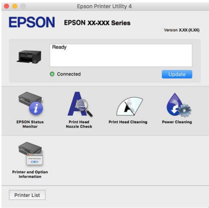EPSON ECOTANK ET-2856 - Guide du pilote d'impression mac OS - 1